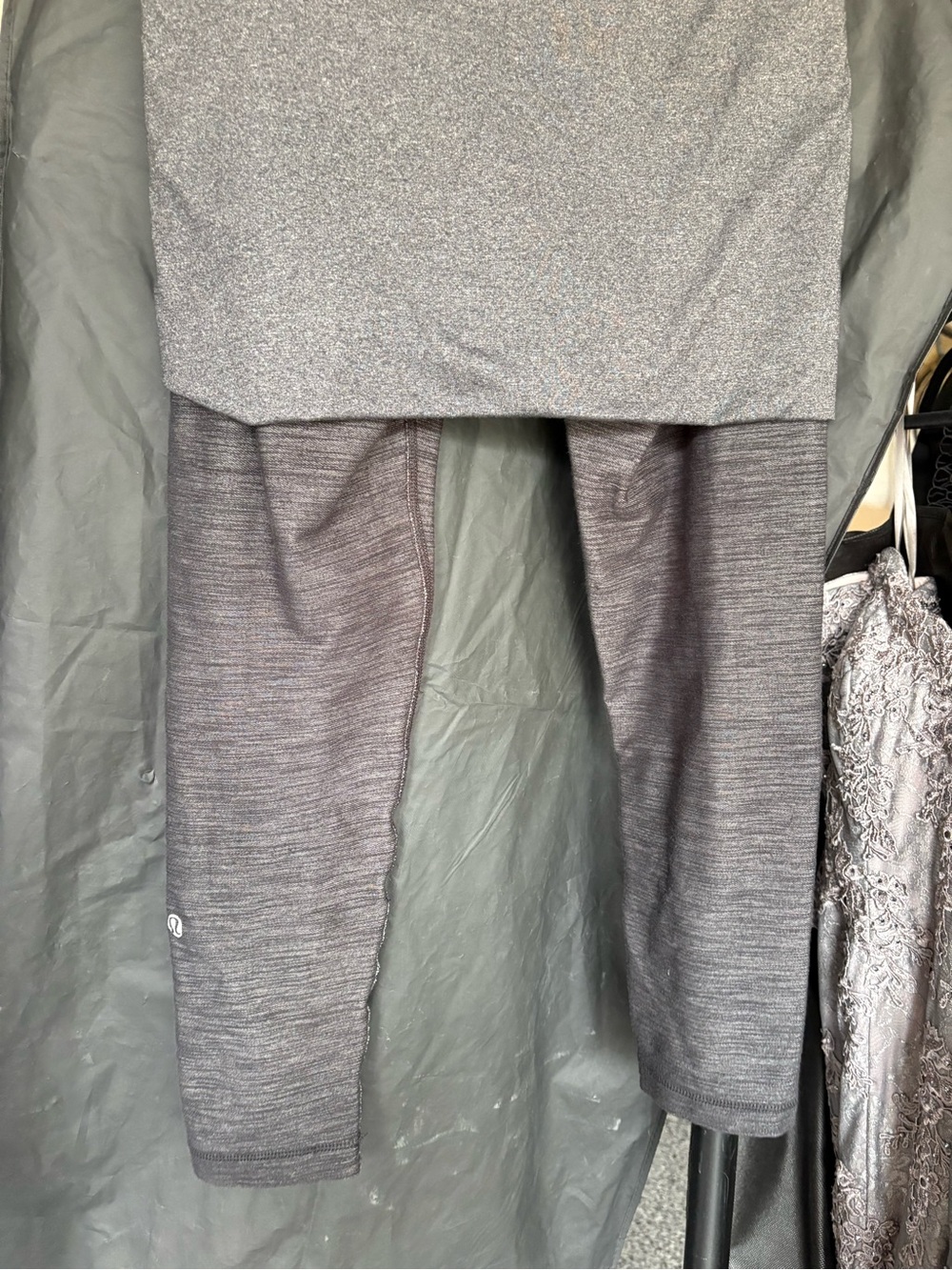 Lululemon woman’s Gray Leggings with attached skirt